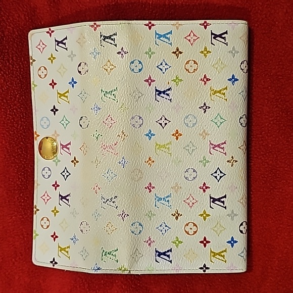 COPY-Multicolor Takashi Murakami Monogram Louis Vuitton wallet Date code CA21… - Picture 5 of 14